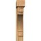 Ekena Millwork Merced Block Rough Sawn Bracket w/ Offset Brace, Western Red Cedar, 8"W x 42"D x 42"H BKT0806X42X42MRC05RWR - alternate 3